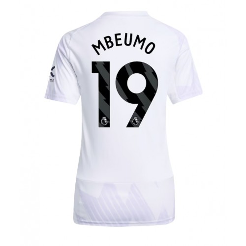 Manchester United Bryan Mbeumo #19 Udebanetrøje Dame 2025-26 Kortærmet